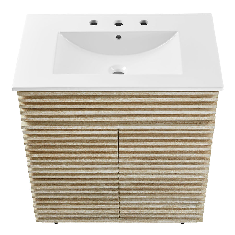 Vera 30" Bathroom Vanity With Sink in White