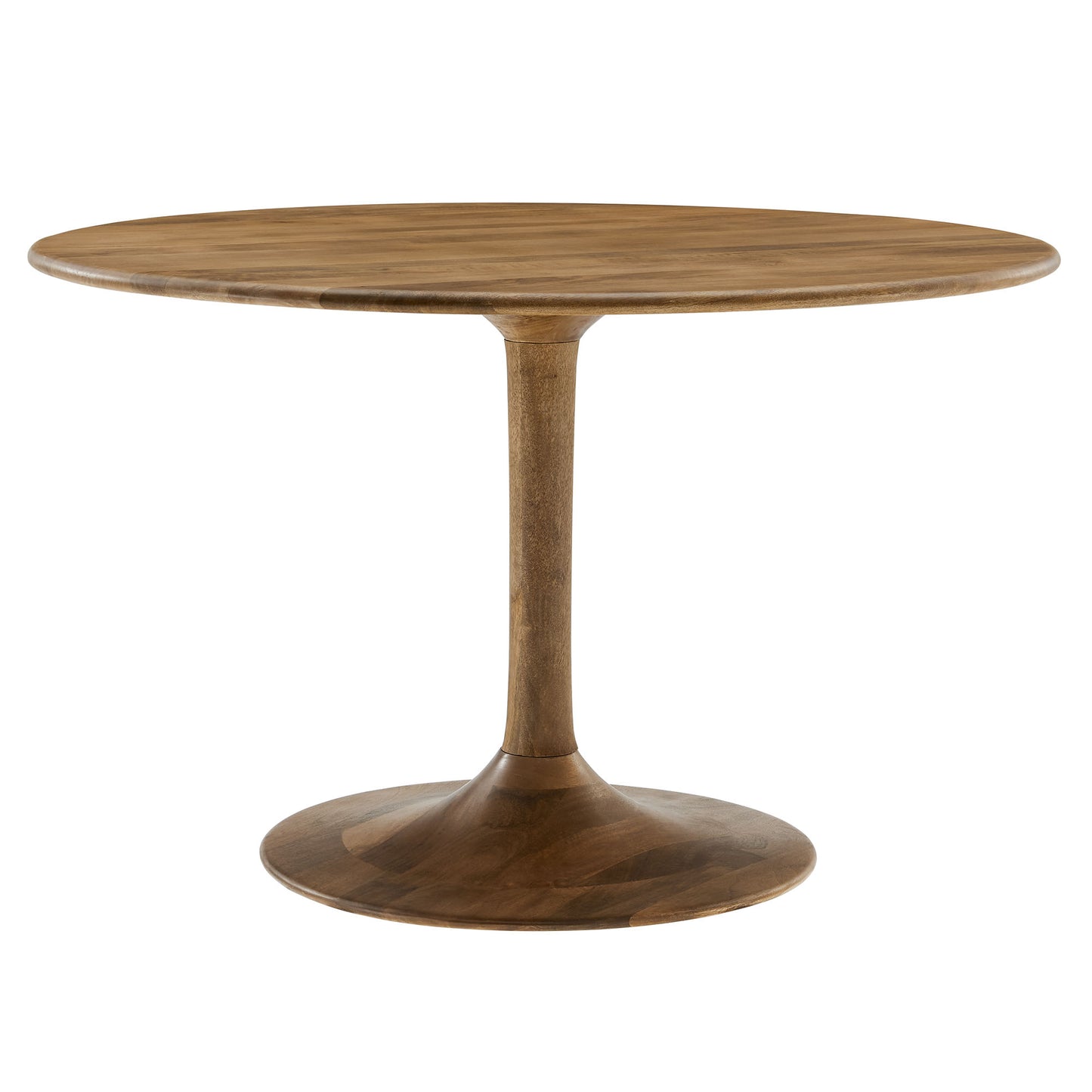 Lumen 48" Round Solid Wood Dining Table in Natural