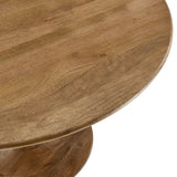 Lumen 48" Round Solid Wood Dining Table in Natural