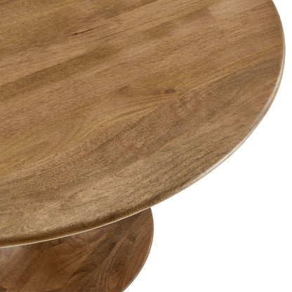 Lippa 48" Round Solid Wood Dining Table by Furniture For America