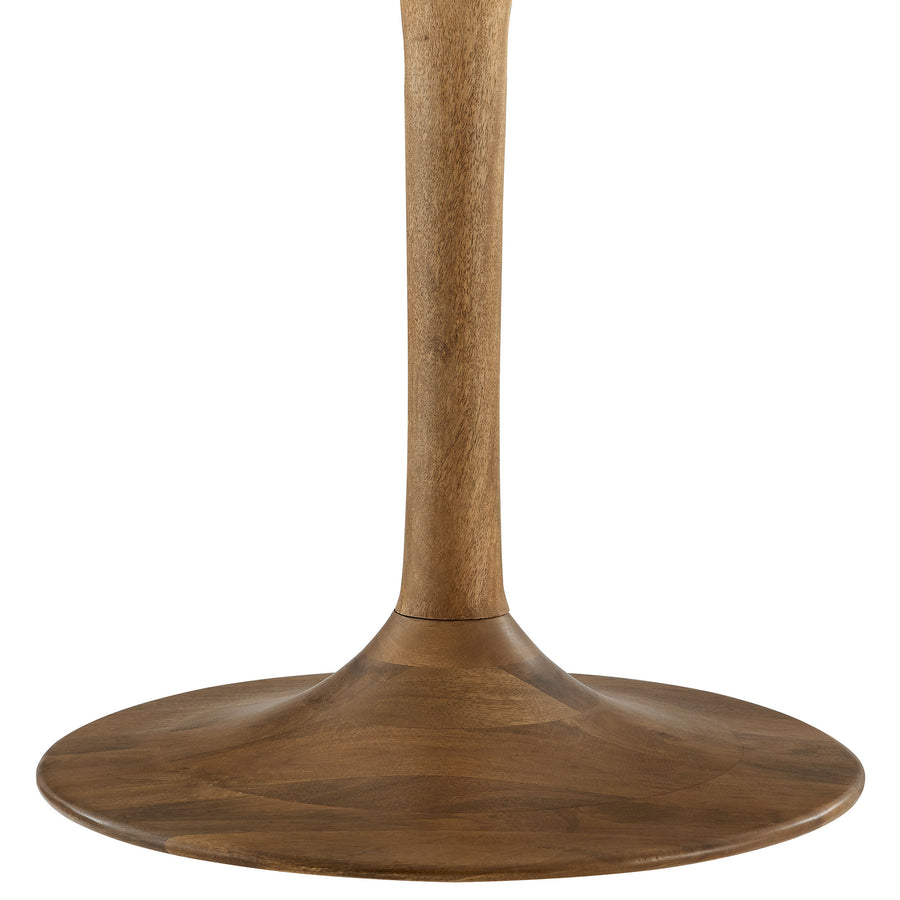 Lumen 48" Round Solid Wood Dining Table in Natural