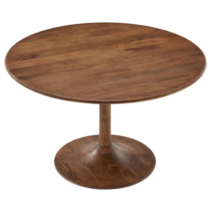 Lippa 48" Round Solid Wood Dining Table by Furniture For America
