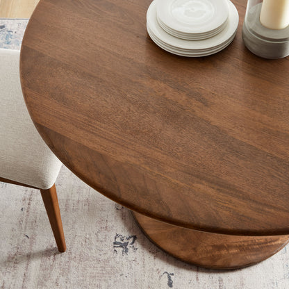 Lippa 48" Round Solid Wood Dining Table by Furniture For America