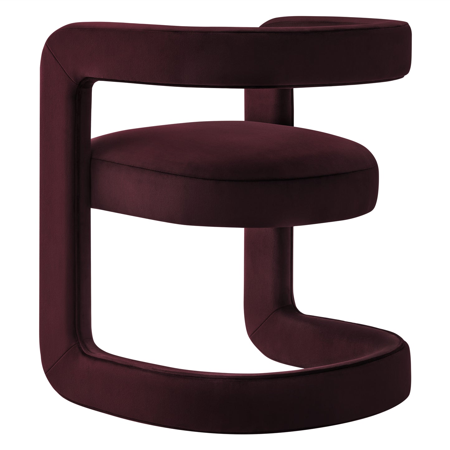 Winslow Barrel Performance Velvet Dining Chair by Furniture For America