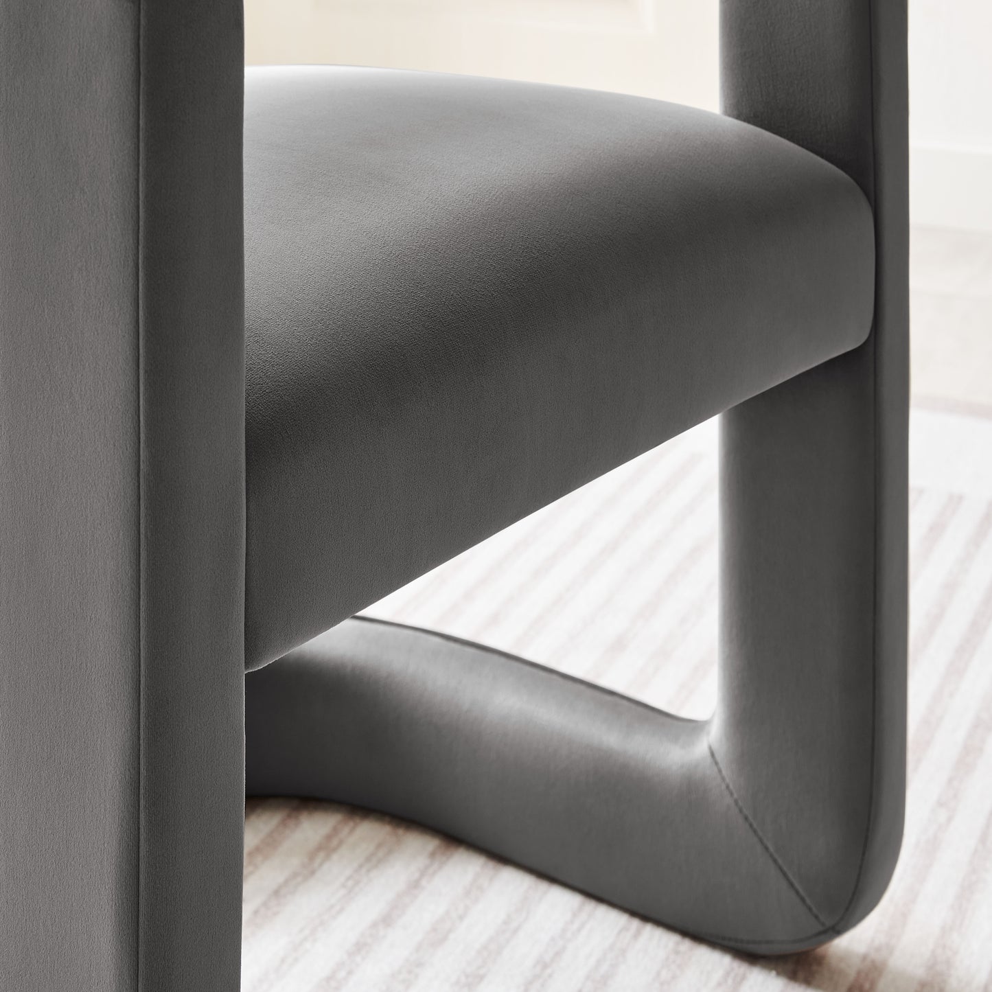 Winslow Barrel Performance Velvet Dining Chair by Furniture For America