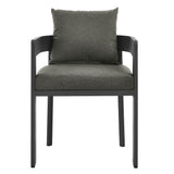 Aspen 9-Piece Outdoor Patio Aluminum Dining Set in Gray Charcoal
