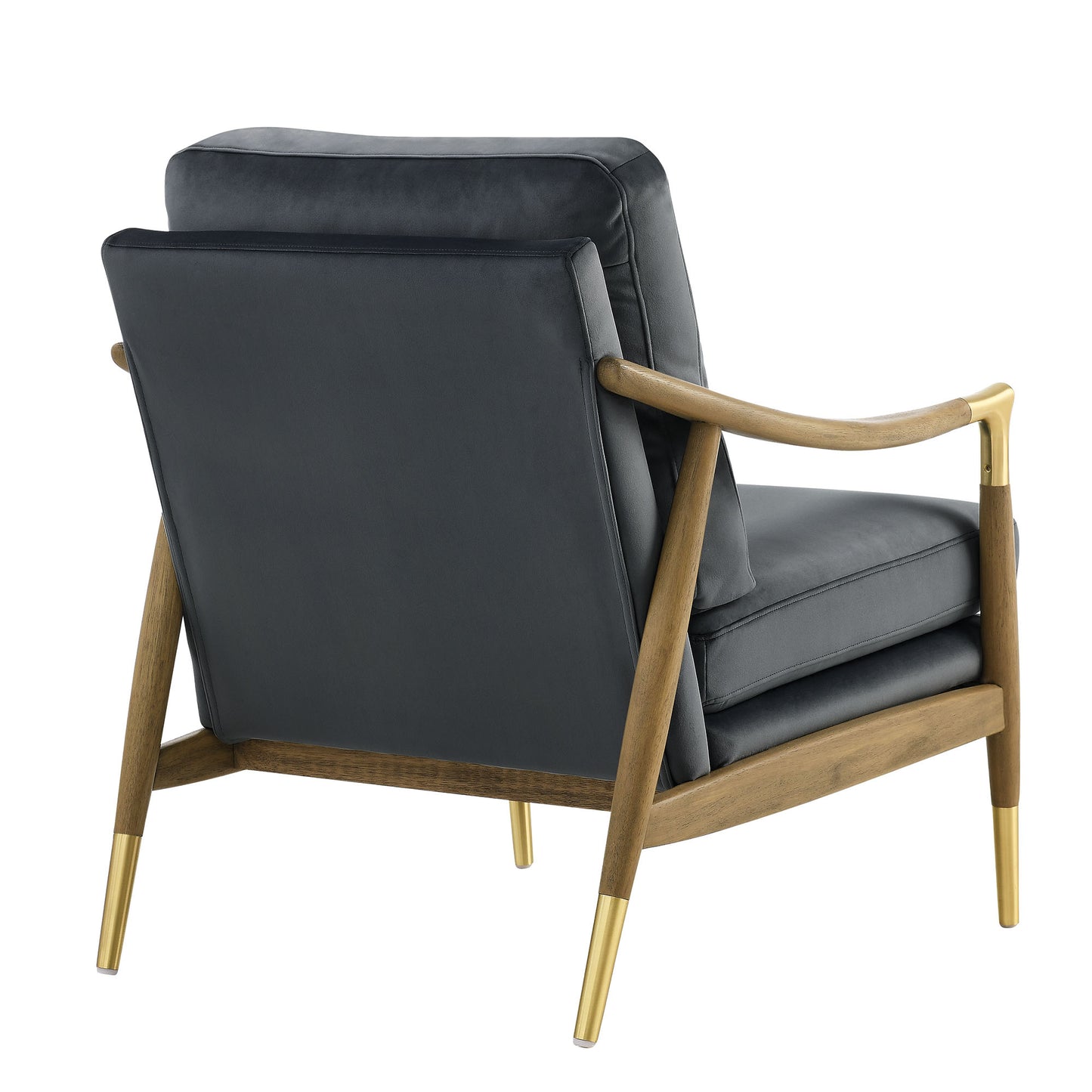 Langford Performance Velvet Accent Armchair by Furniture For America