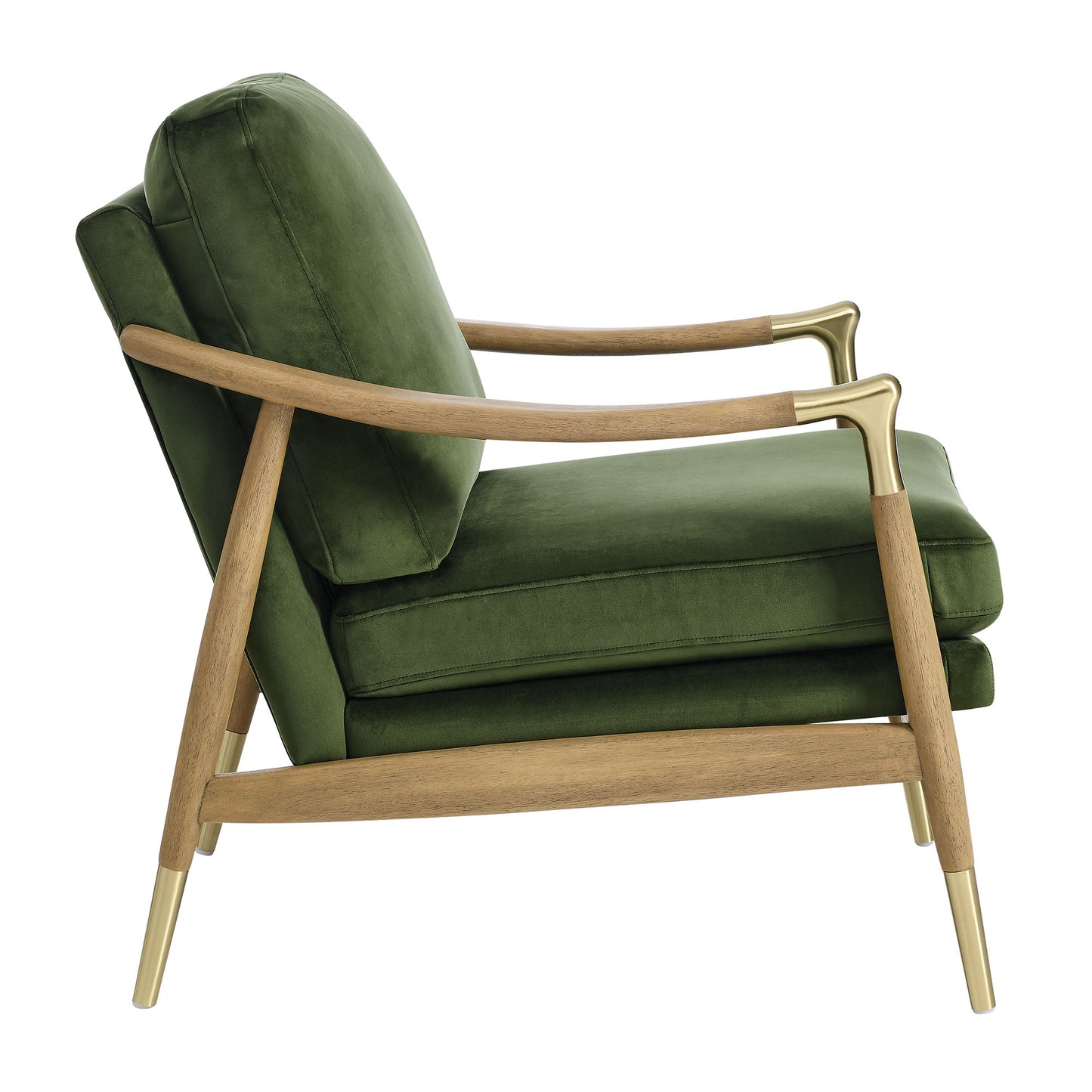Langford Performance Velvet Accent Armchair by Furniture For America