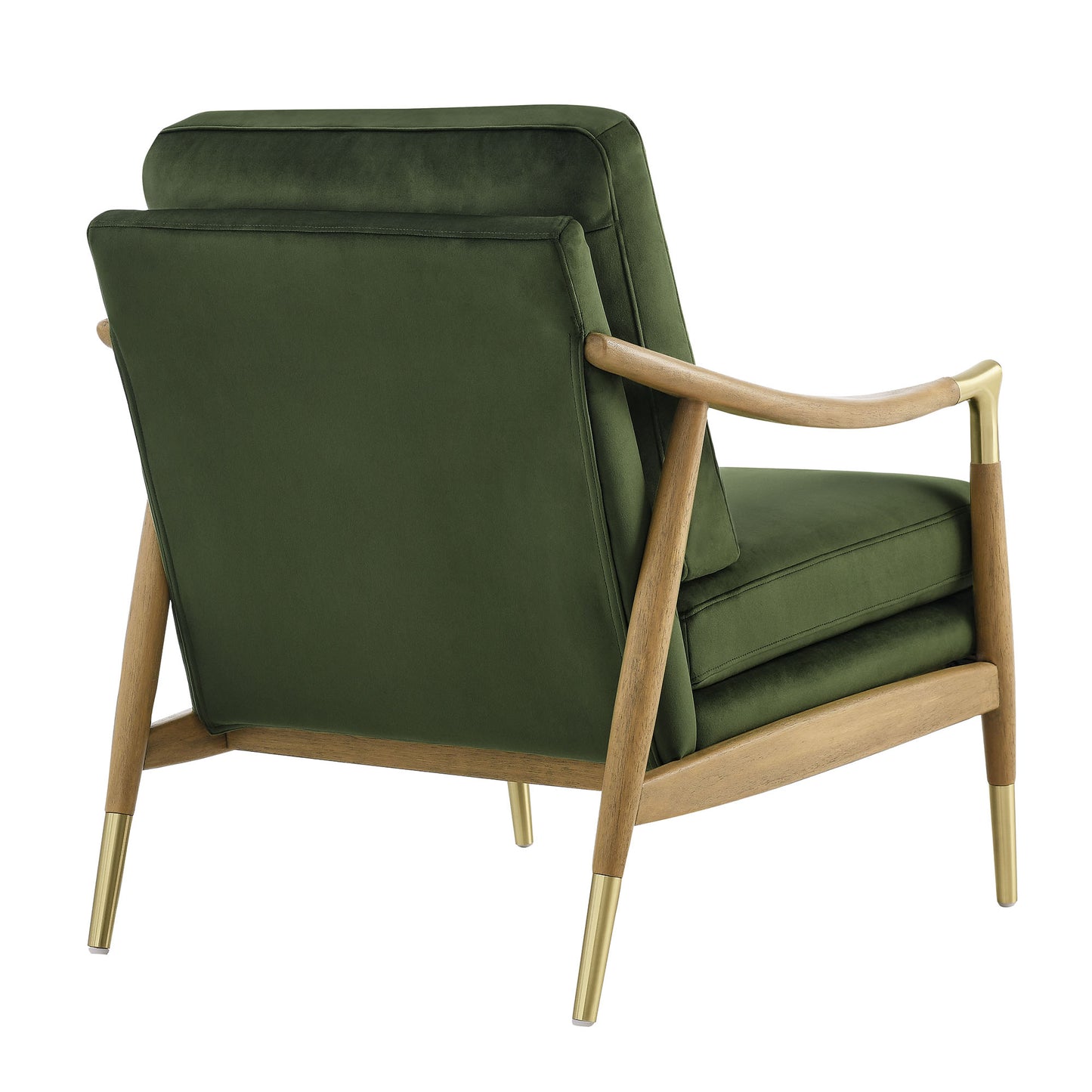 Langford Performance Velvet Accent Armchair by Furniture For America