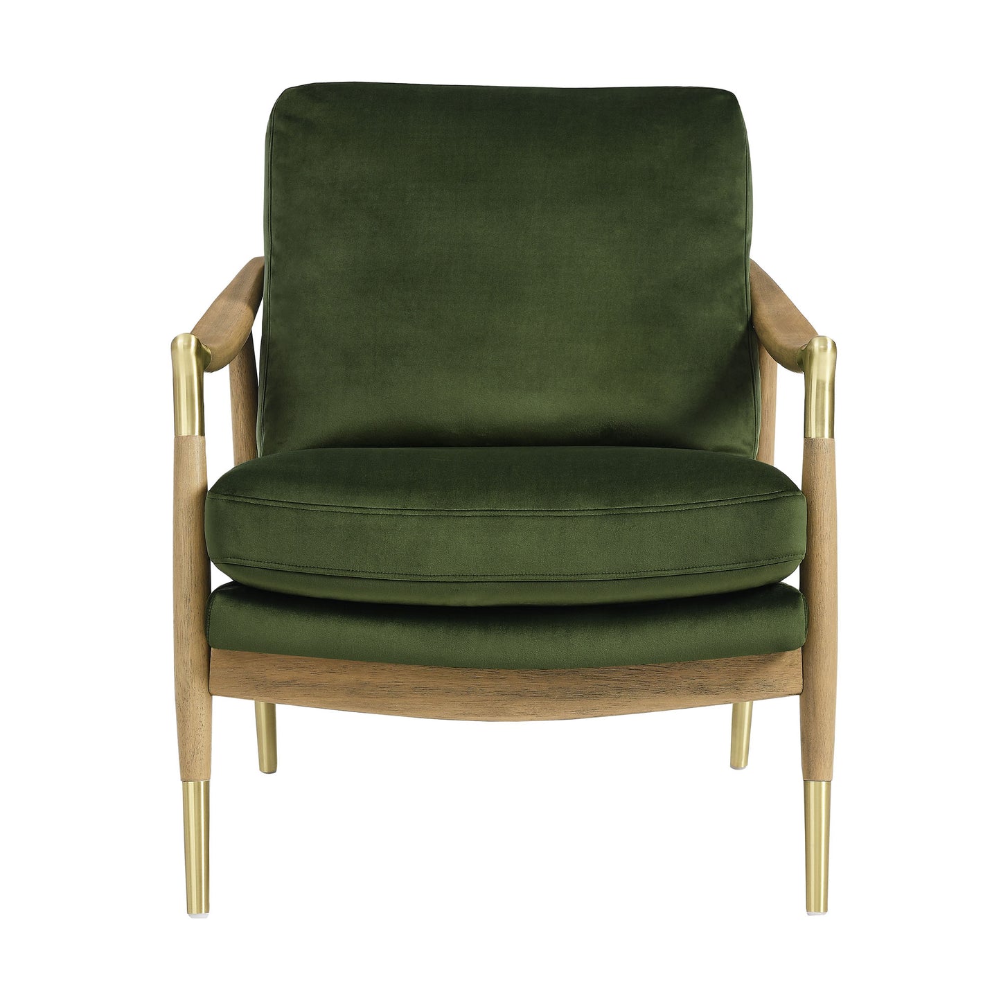 Langford Performance Velvet Accent Armchair by Furniture For America