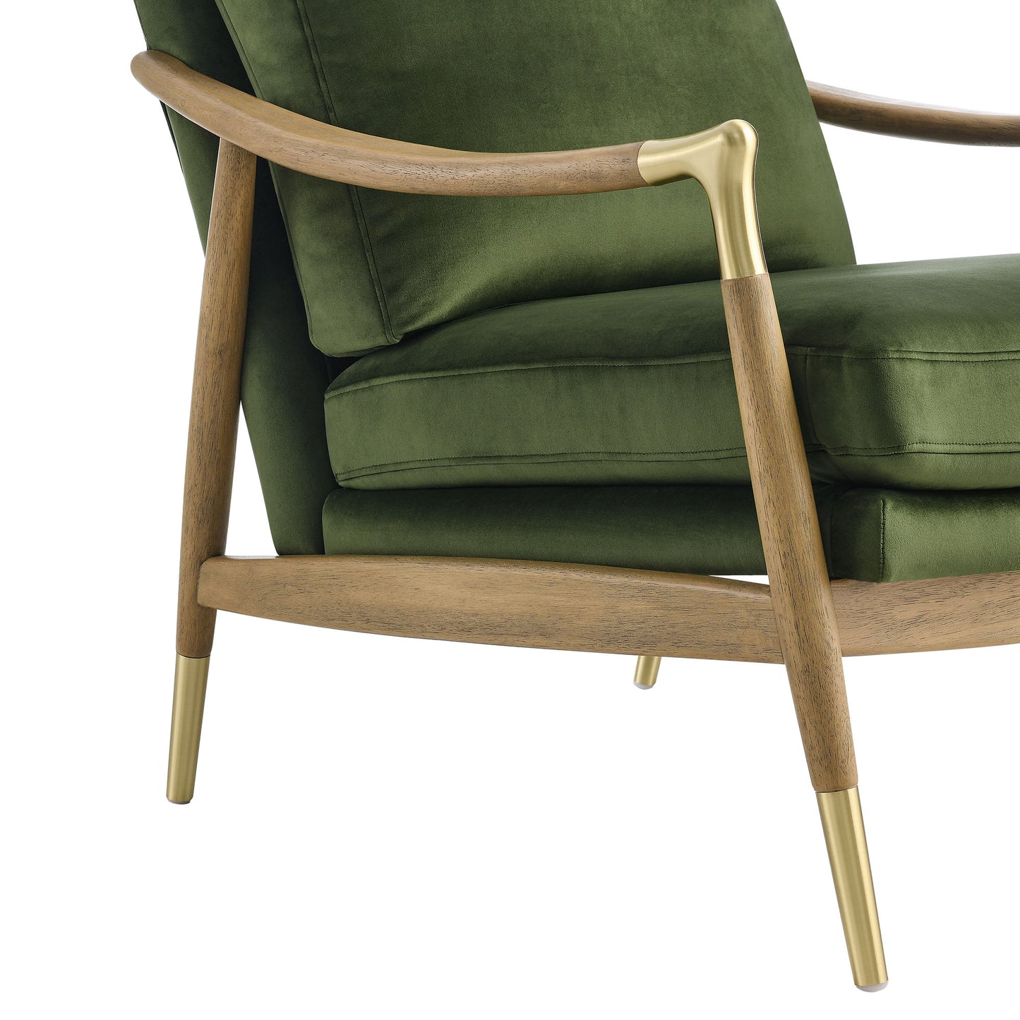 Langford Performance Velvet Accent Armchair by Furniture For America