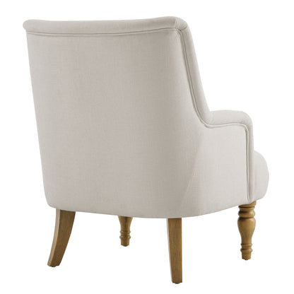 Ellington Fabric Upholstered Accent Armchair by Furniture For America