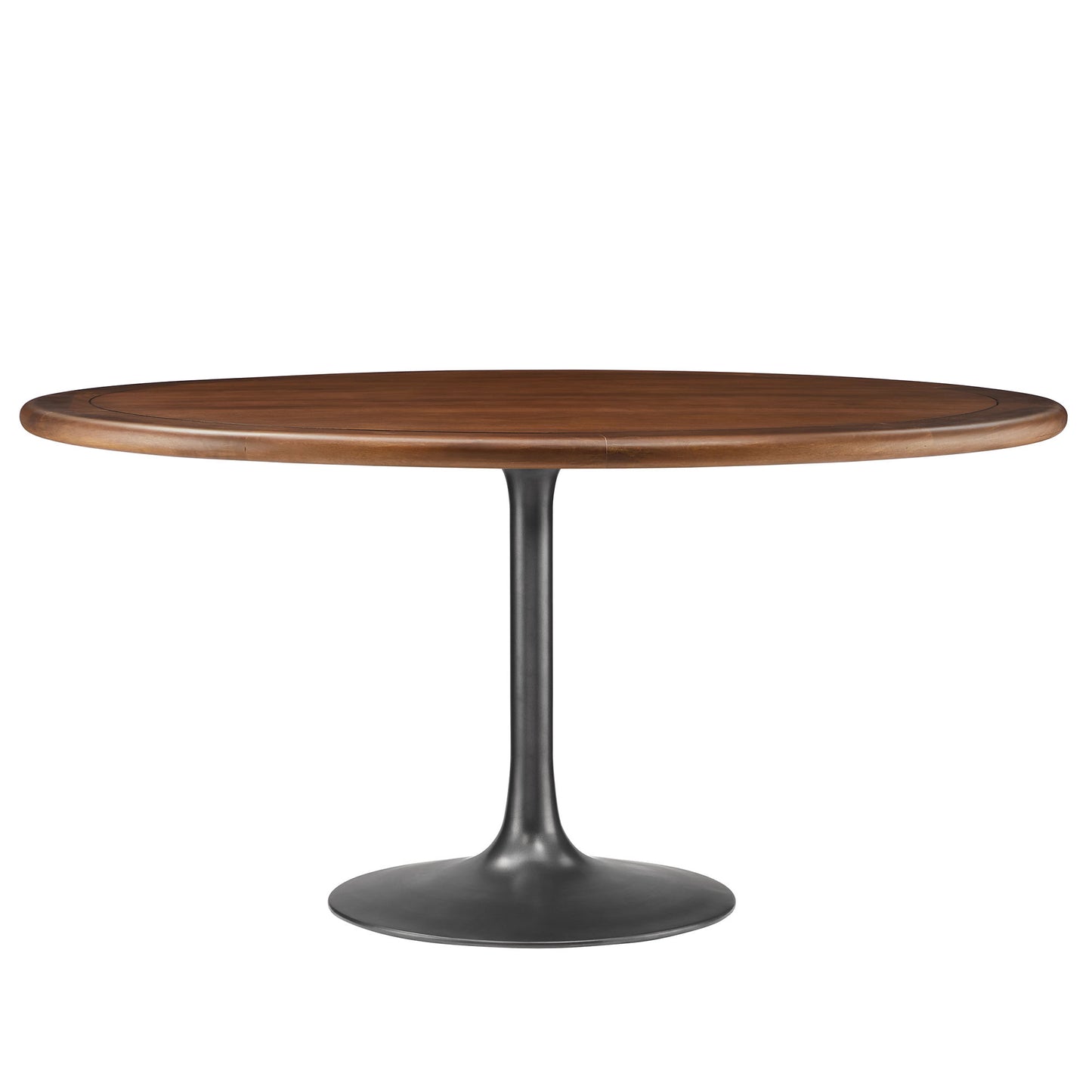 Lippa 60" Round Pedestal Solid Wood Dining Table by Furniture For America