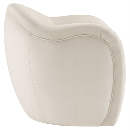Compose Performance Velvet Accent Chair by Furniture For America