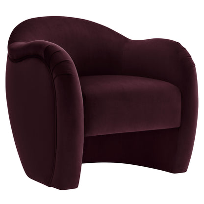 Compose Performance Velvet Accent Chair by Furniture For America