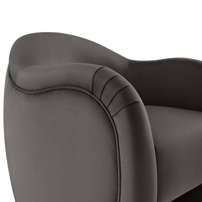 Compose Performance Velvet Accent Chair by Furniture For America