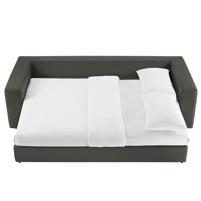 Commix Down Filled Overstuffed Sleeper Sofa by Furniture For America