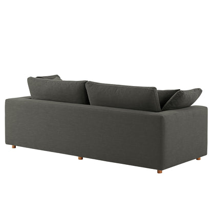 Commix Down Filled Overstuffed Sleeper Sofa by Furniture For America