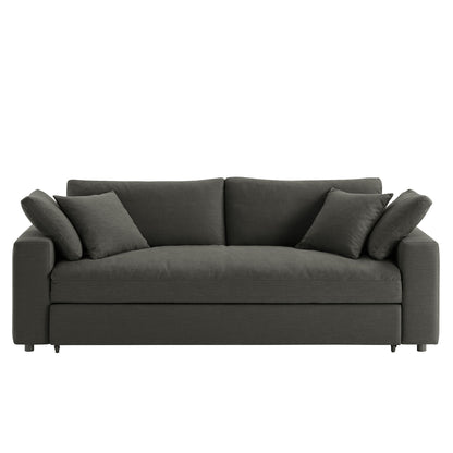 Commix Down Filled Overstuffed Sleeper Sofa by Furniture For America
