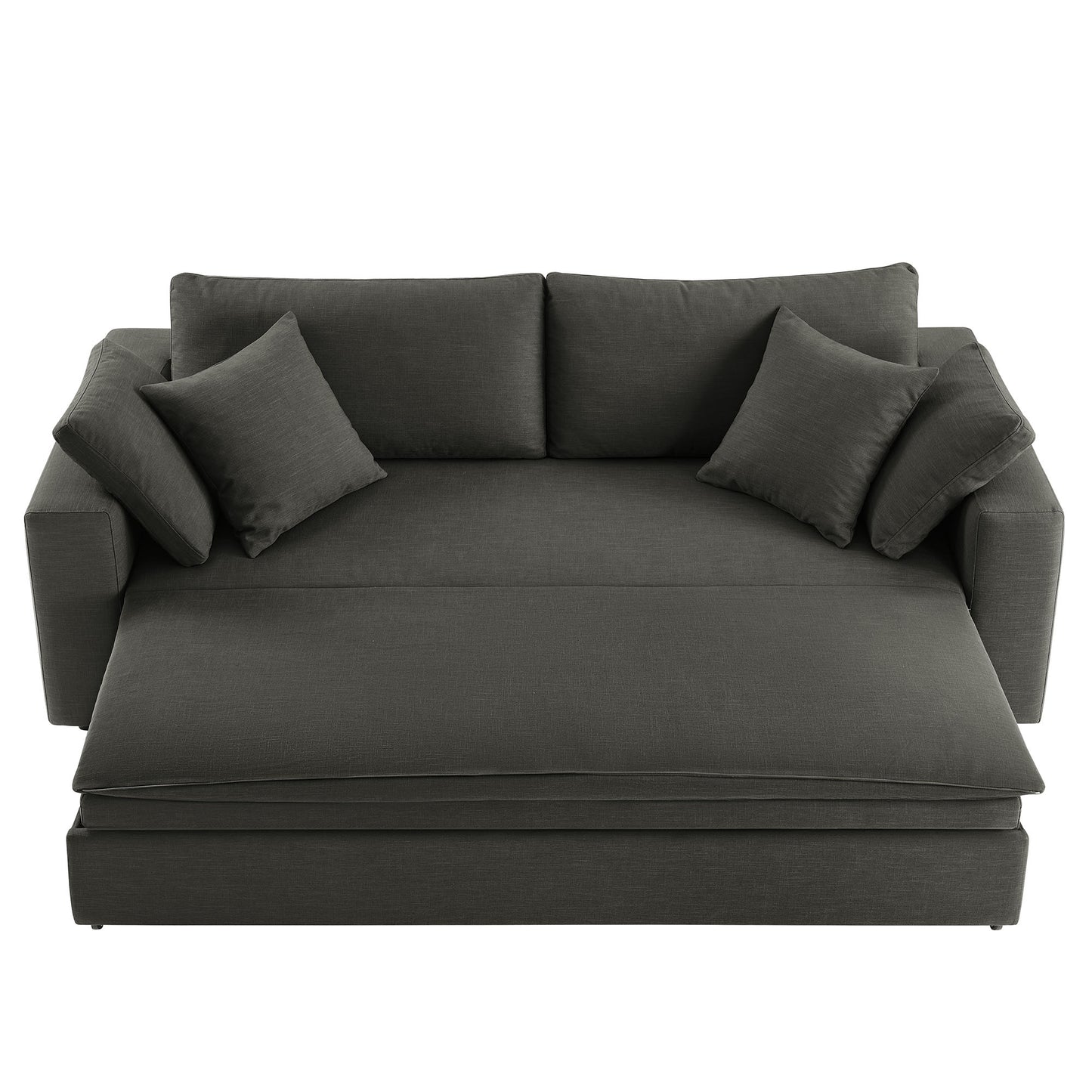 Commix Down Filled Overstuffed Sleeper Sofa by Furniture For America
