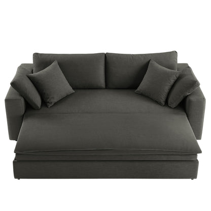 Commix Down Filled Overstuffed Sleeper Sofa by Furniture For America