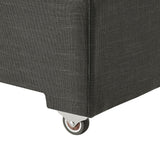 Linden Down Filled Overstuffed Sleeper Sofa in Gray