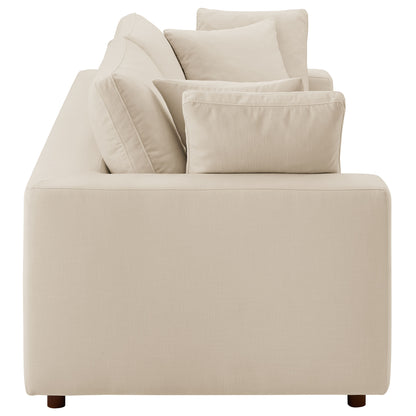 Commix Down Filled Overstuffed Sleeper Sofa by Furniture For America