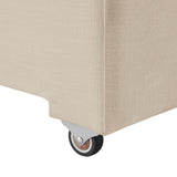 Linden Down Filled Overstuffed Sleeper Sofa in Light Beige