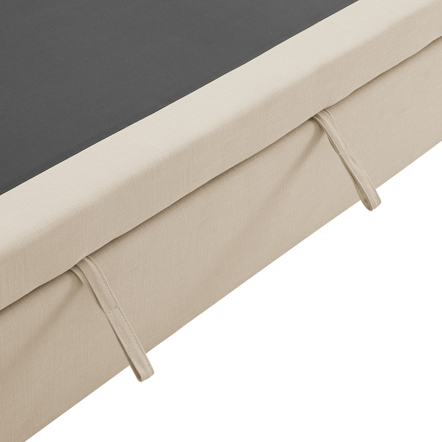 Linden Down Filled Overstuffed Sleeper Sofa in Light Beige