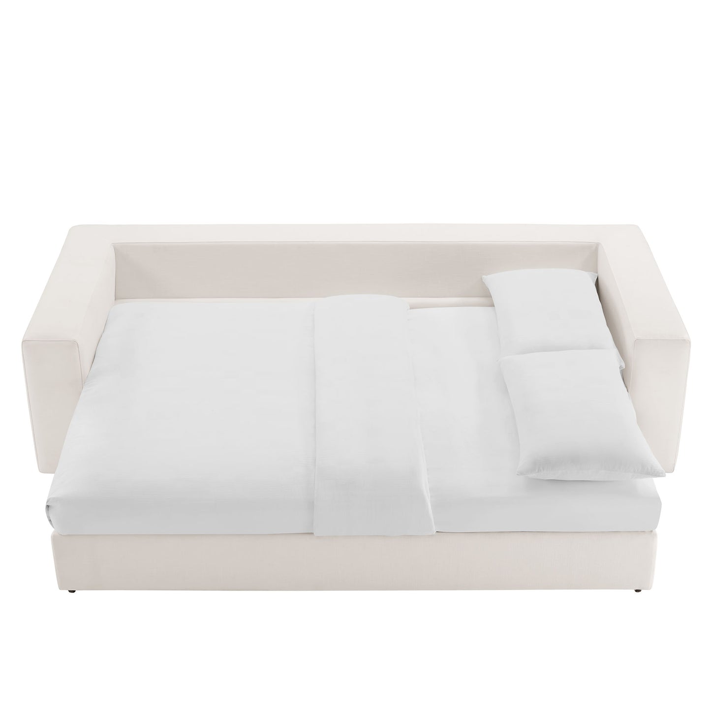 Commix Down Filled Overstuffed Sleeper Sofa by Furniture For America