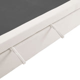 Linden Down Filled Overstuffed Sleeper Sofa in Pure White