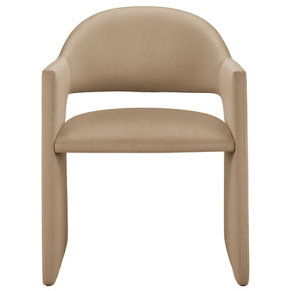Talia Performance Velvet Dining Armchair by Furniture for America