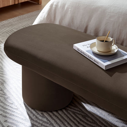 Orla Performance Velvet Bench by Furniture For America