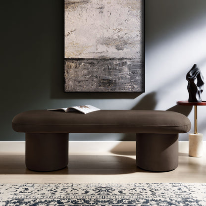 Orla Performance Velvet Bench by Furniture For America