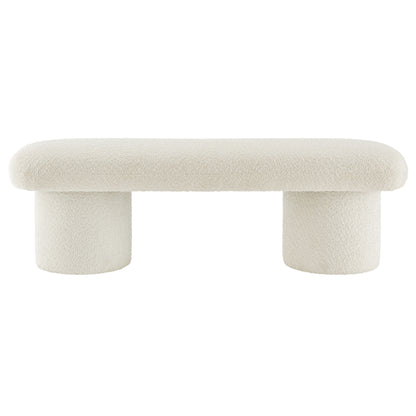 Orla Chenille Upholstered Bench by Furniture For America