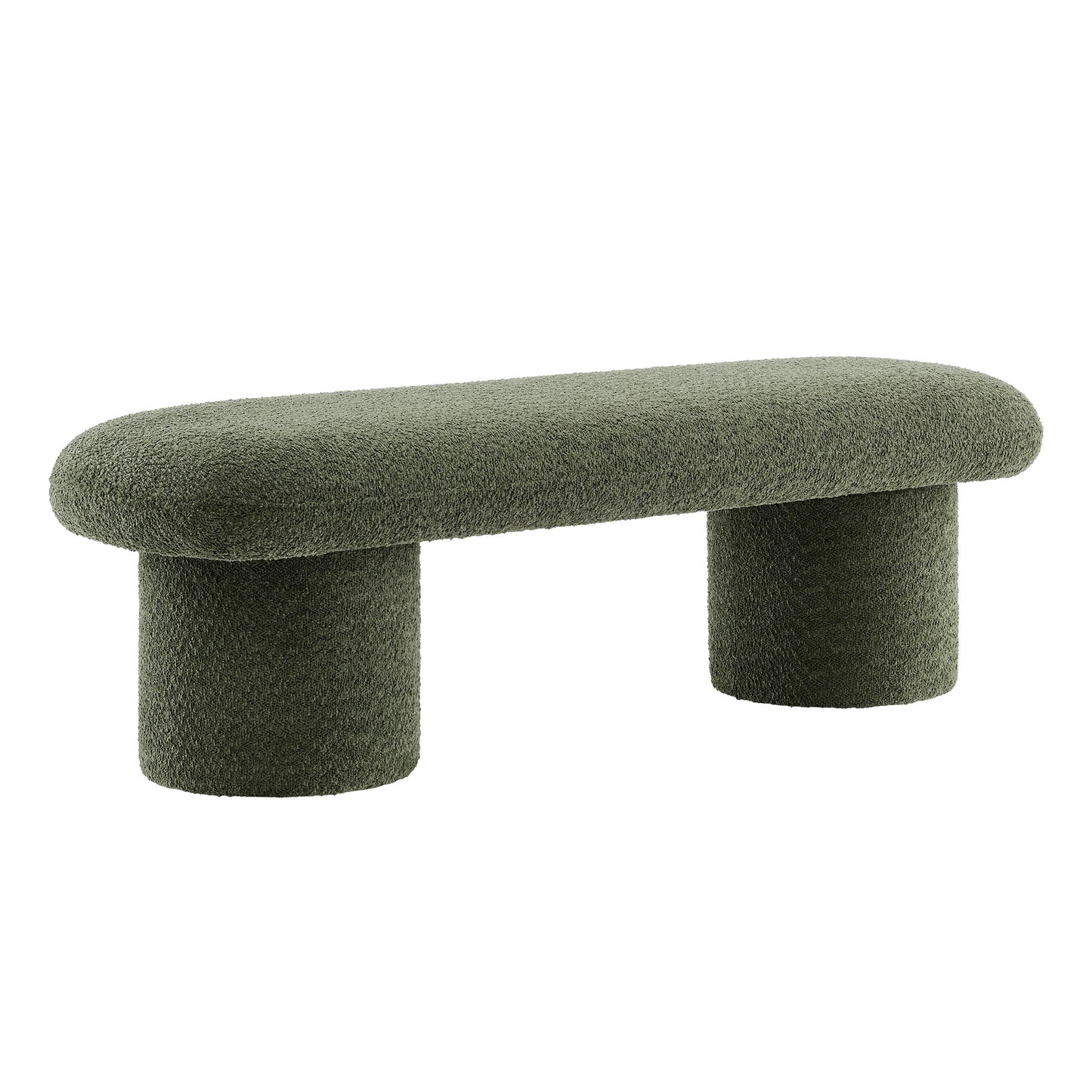 Orla Chenille Upholstered Bench by Furniture For America