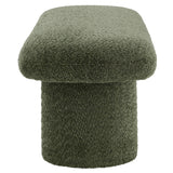 Torin Chenille Upholstered Bench in Sage