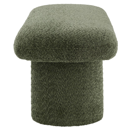 Orla Chenille Upholstered Bench by Furniture For America