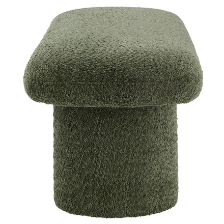 Orla Chenille Upholstered Bench in Sage
