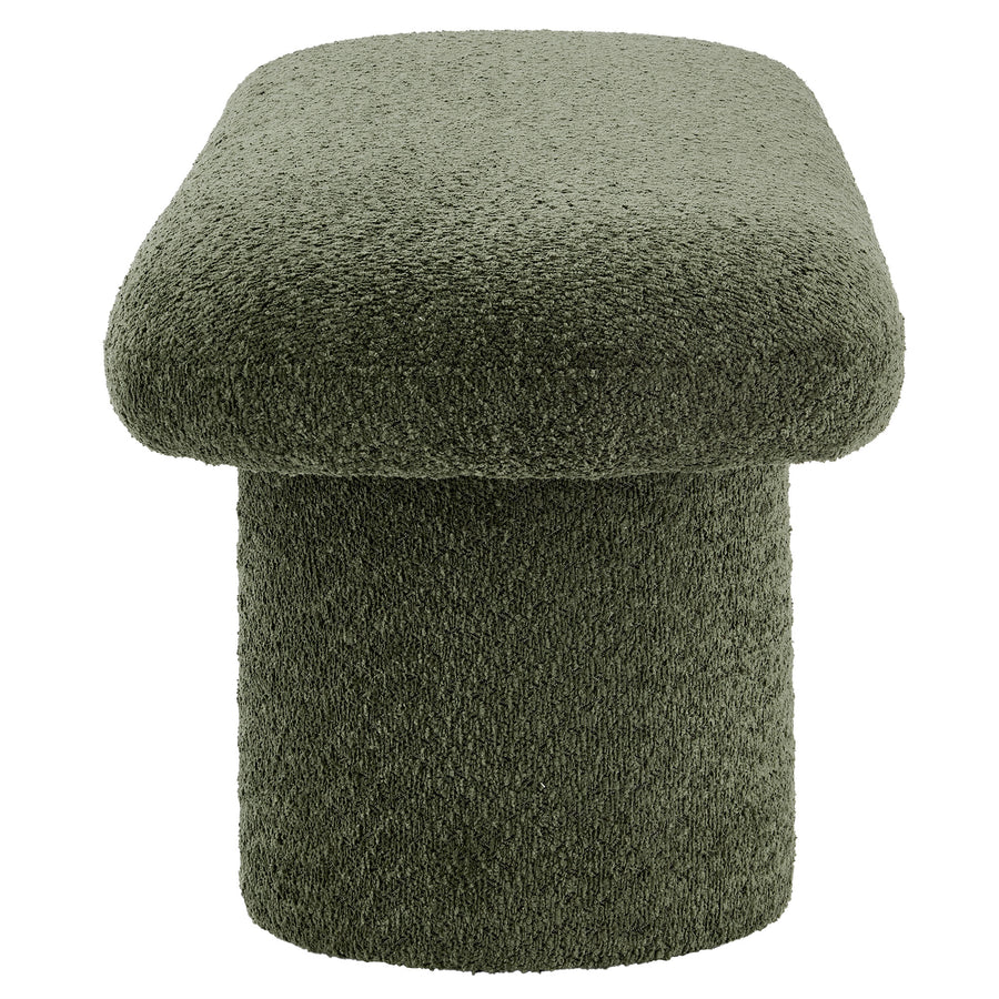 Torin Chenille Upholstered Bench in Sage