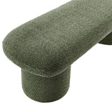 Torin Chenille Upholstered Bench in Sage