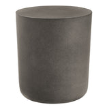 Portico Indoor - Outdoor Patio Concrete Stool in Gray