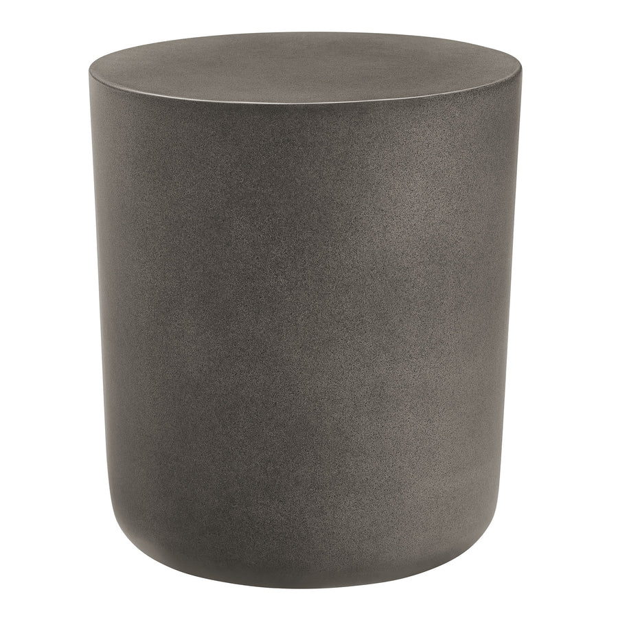Portico Indoor - Outdoor Patio Concrete Stool in Gray