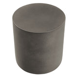 Portico Indoor - Outdoor Patio Concrete Stool in Gray