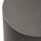Portico Indoor - Outdoor Patio Concrete Stool in Gray