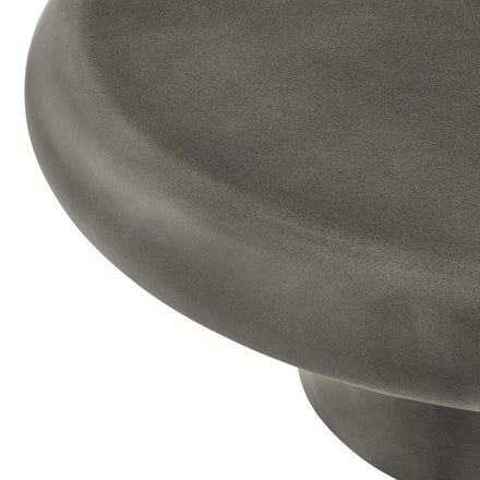 Argos Indoor - Outdoor Patio Concrete Round Coffee Table in Gray