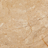 Wade Indoor - Outdoor Patio Textured Faux Travertine Side Table in Travertine