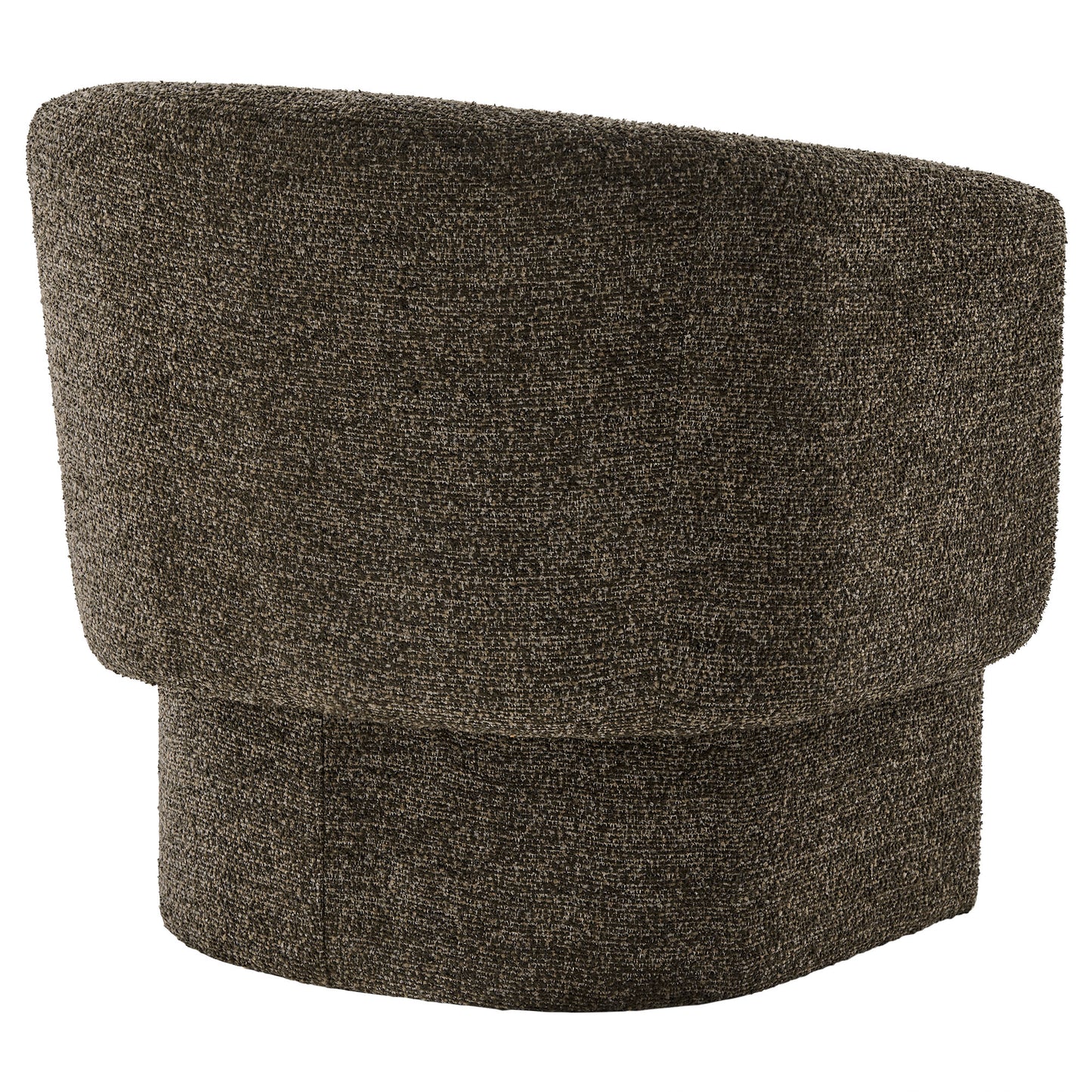 Muse Boucle Fabric Barrel Accent Chair by Furniture For America
