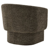 Medinaceli Boucle Fabric Barrel Accent Chair in Antique