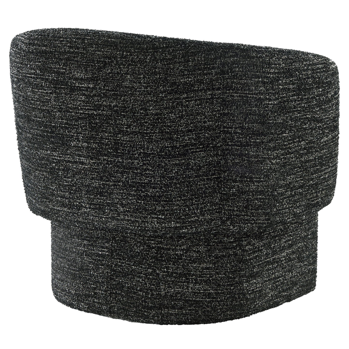Muse Boucle Fabric Barrel Accent Chair by Furniture For America